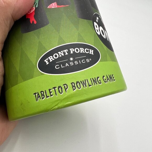 Bowling Zombies Bowling Set. Wooden Ball & 10 Pins Tabletop Set used Halloween w - Picture 2 of 12